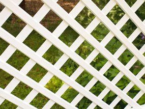 KHW Kvetináč s mriežkou, 110 l (biela)  (100290574)