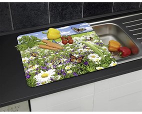 Kryt na stenu pri sporáku z tvrdeného skla 50x56 cm – Maximex