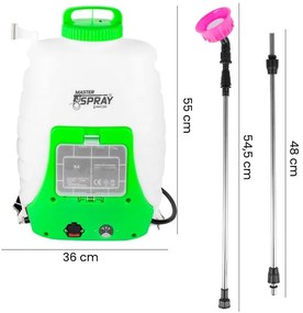 Akumulátorový záhradný postrekovač MalTec MasterSpray 18L