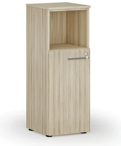 Kombinovaná kancelárska skriňa PRIMO WOOD, 400 x 420 x 1087 mm, dub prírodný