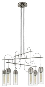 Eglo 96943 - LED Luster na lanku ZACHARO 6xE27/4W/230V