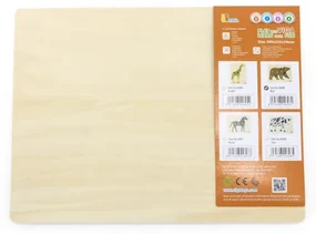 Puzzle na podložke s rúčkami Viga 44606 medvedík