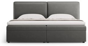 Sivá boxspring posteľ s úložným priestorom 180x200 cm Arendal – Cosmopolitan Design