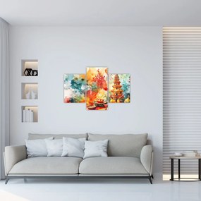 Obraz - Akvarelové ilustrácie (90x60 cm)