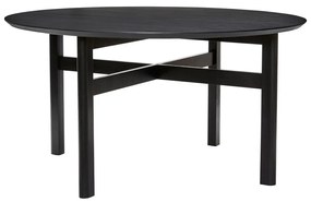 Čierny okrúhly jedálenský stôl ø 140 cm Fjord – Hübsch