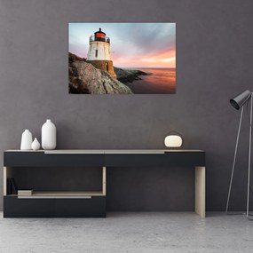 Obraz - Maják Castle Hill (90x60 cm)