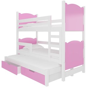 Poschodová detská posteľ 180x75 cm. Akcia -20%. Vlastná spoľahlivá doprava až k Vám domov. 1052131