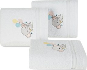 DETSKÝ BAVLNENÝ UTERÁK BABY50 SADA 6KS 50X90 CM BIELA