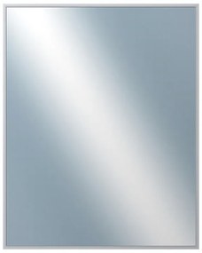 DANTIK - Zrkadlo v rámu, rozmer s rámom 40x50 cm z lišty Hliník strieborná (7001004)