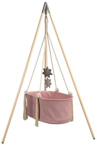 Kolíska Babycare - ružová - Bez stojanu