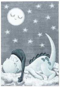 Modro-sivý detský koberec 80x150 cm Bambi – Ayyildiz Carpets