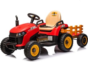 LEAN CARS Elektrický traktor BBH-030 červený
