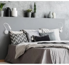 LED Nástenná lampa LAGOS 1xG9/3W/230V biela