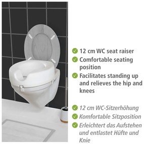 Zvýšené WC sedadlo Secura – Wenko