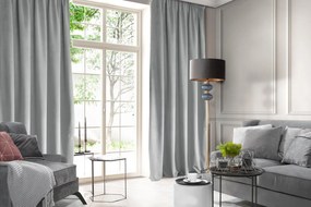 ZATEMŇOVACÍ ZÁVES NA PÁSKE ROSA 140X270 CM STRIEBORNÁ