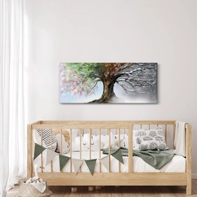 Obraz - Strom štyroch ročných období (120x50 cm)