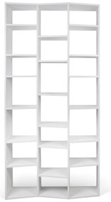 Biela knižnica 108x224 cm Valsa – TemaHome