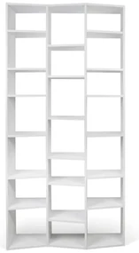 Biela knižnica 108x224 cm Valsa – TemaHome