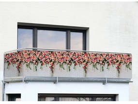 Balkónová zástena 500x85 cm Roses - Maximex