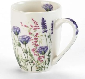 Porcelánový hrnček LEVANDUĽOVÁ ZÁHRADA v darčekovej krabičke 350 ml
