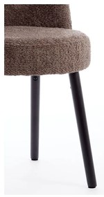 Hnedá jedálenská stolička Eckley – Light &amp; Living