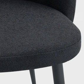 Jedálenská stolička AULA čierna 741722