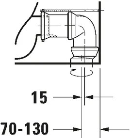 Duravit 21180900002 - WC kombi D-CODE keramika/lesklá biela