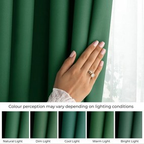 Tmavozelený dimout záves 140x250 cm Carli – Restilo
