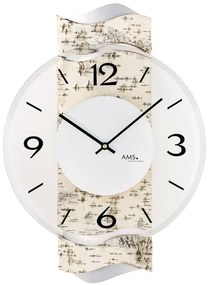 Dizajnové nástenné hodiny AMS 9624