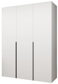 Šatníková skriňa 150 cm Alice 1 (biela + čierna). Akcia -20%. Vlastná spoľahlivá doprava až k Vám domov. 1126104