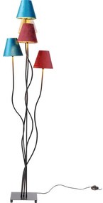 Kare Design Stojaca lampa Flexible Velvet Black