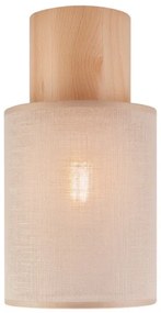 Stropné svietidlo ARI 1xE27/60W/230V pr. 16 cm béžová buk