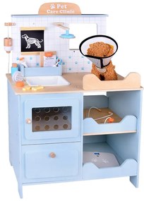 Jokomisiada Wooden Veterinary Clinic – Vet Clinic with Puppy + Accessories ZA5939