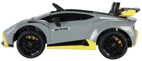LEAN CARS Elektrická autíčko Lamborghini STO - Drift - sivé  - 2x45W- BATÉRIA - 24V 4,5Ah - 2024