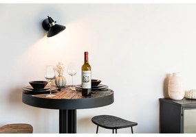 Čierne nástenné svietidlo Jona - White Label