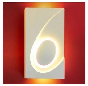 Nástenné svietidlo KOMETA 1xE14/12W/230V sadra/biela