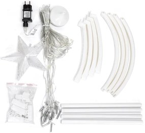 Aigostar - LED Zunanja božična dekoracija LED/3,6W/230V 150 cm IP44 hladno-bela