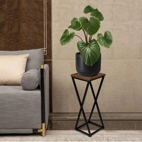 Stojan na kvety KONEL RUSTIC čierny 62 cm