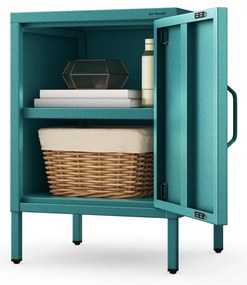 Nočný stolík MIA, 424 x 595 x 400 mm, Modern: morská farba