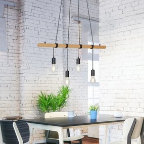 Briloner 4015045 - Luster na lanku 4xE27/25W/230V