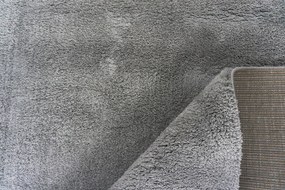 Koberec Microsofty 8301 Light Grey – sivý shaggy obdĺžnik Rozmer: 200x290 cm