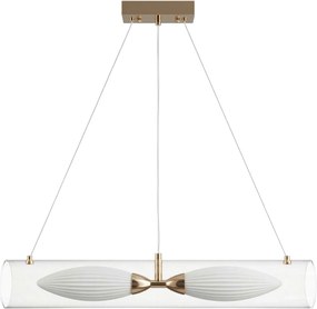 Toolight Rea, ZÁVESNÉ STROPNÉ SVIETIDLO G152-2CP GOLD, OSW-04708
