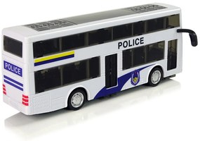 LEAN TOYS Policajný autobus so zvukom