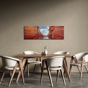 Obraz - Vermilion Cliffs Arizona (s hodinami) (90x30 cm)