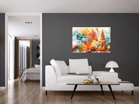Obraz - Akvarelové ilustrácie (90x60 cm)