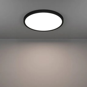 Eglo 901301-LED Stropné svietidlo FUEVA LED/17W/230V 2700/4000/6500K pr.38,9cm čierna