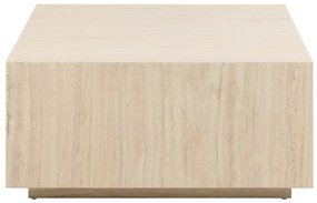 Konferenční stolek Dice 90 cm béžový kámen