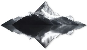 drevko |  Minimalistický obraz Zrkadlo hory  41 x 745 cm