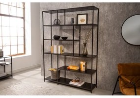 Knižnica/Regál 42025 135cm Slim Line Čierny jaseň - Komfort-nábytok