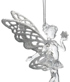 EWALDS Biele vianočné ozdoby víly 2-set